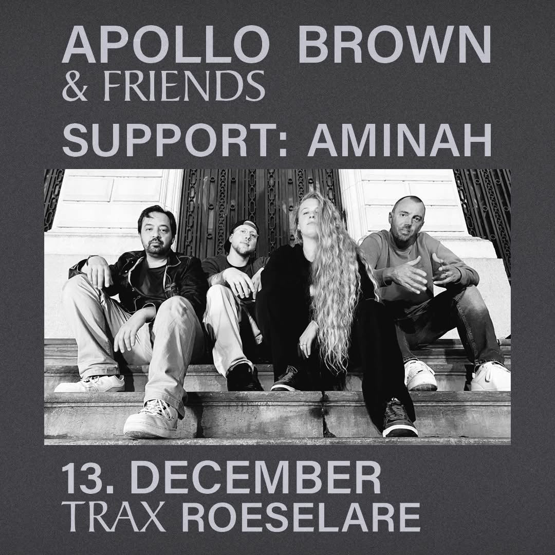 Aminah & Friends opening up for apollo brown!